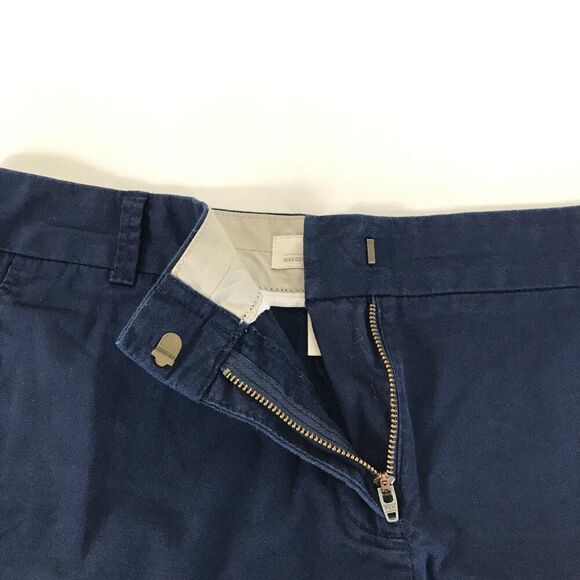 J. Crew Factory Broken-In Chino Short Women's Size 12 Blue 100% Cotton Summer - Picture 2 of 10